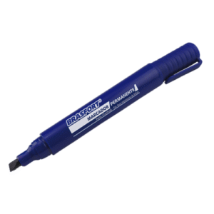CANETA MARCA TEXTO GROSSA AZUL