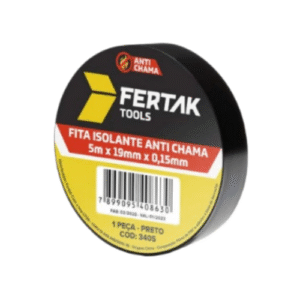 FITA ISOLANTE FERTAK 20M PRETA