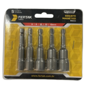JOGO SOQUETE MAGNETICO 6 -13MM 5 PCS
